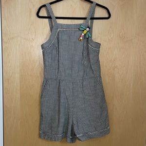 Pinstriped Trina Turk Romper